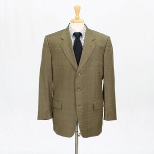 Corneliani 42R Brown Solid 3-Button Sport Coat Blazer Jacket O538